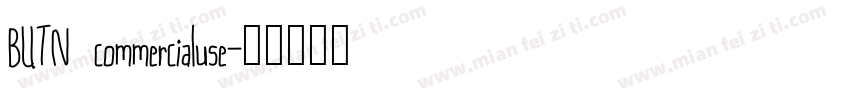 BUTN commercialuse字体转换